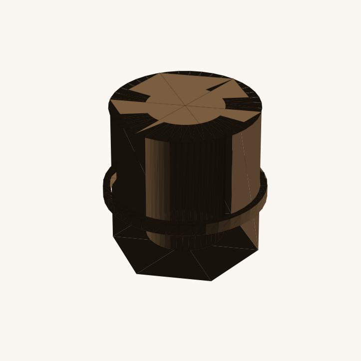 Hex Tower Candle Holder